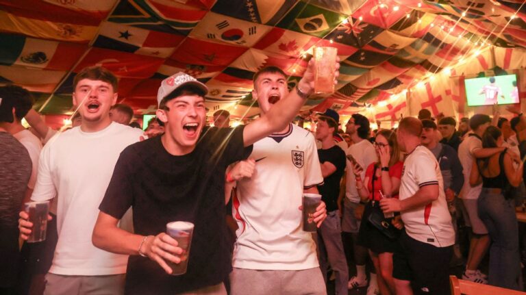 Pubs allowed to stay open until 5 a.m. BST for England vs. Mexico World Cup clash