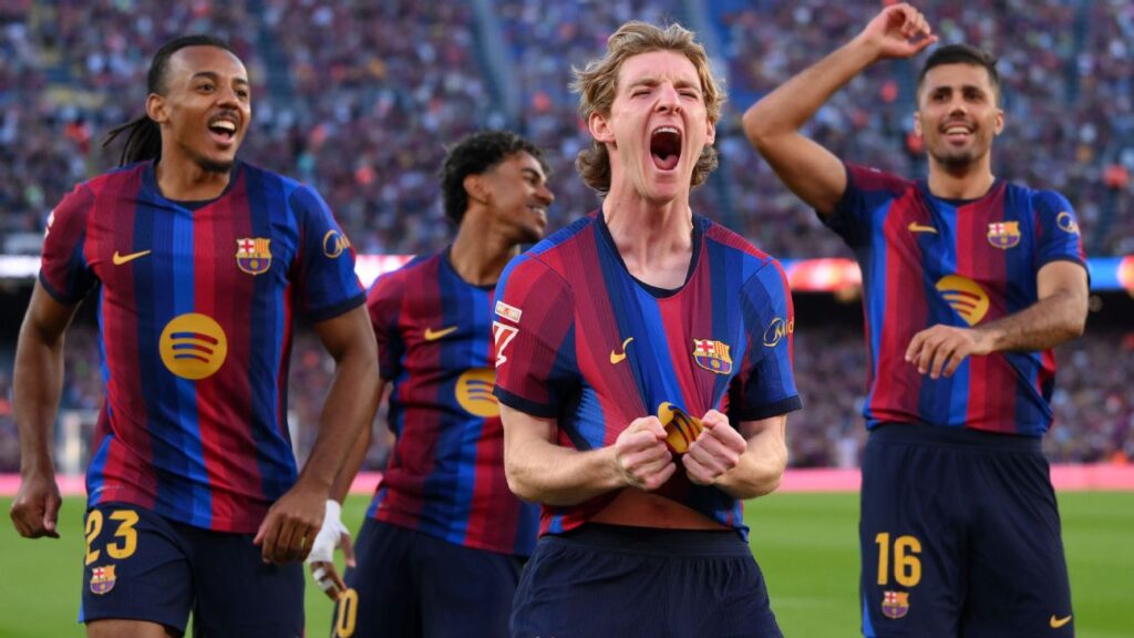 Barcelona set record start as Gordon, Gabriel Jesus fill Raphinha void