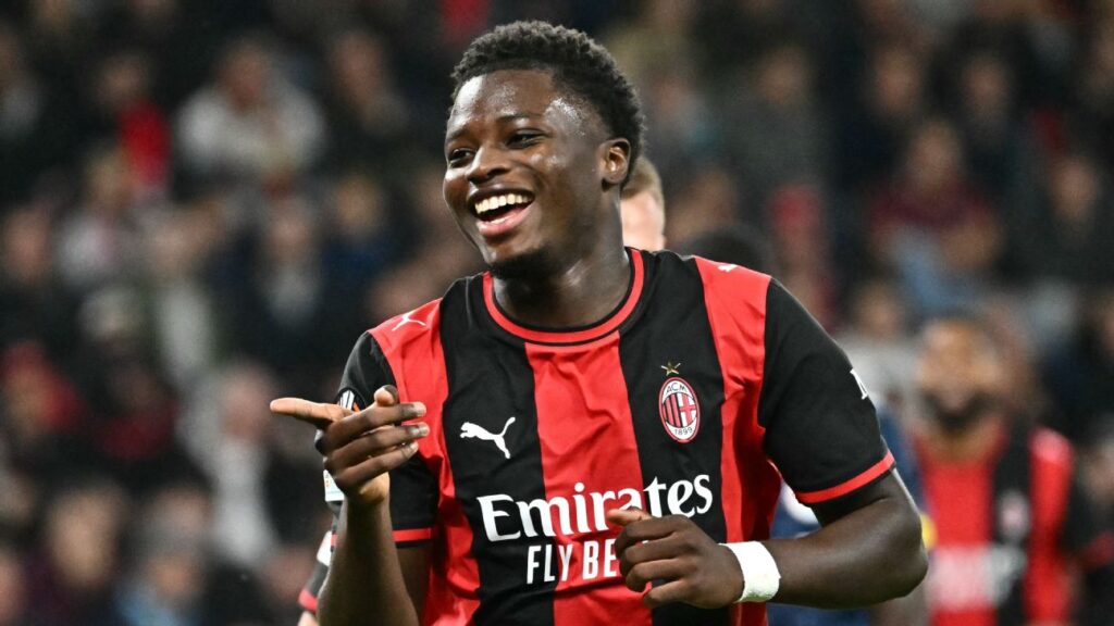 Milan’s Cissè becomes Italy’s youngest European hat-trick scorer