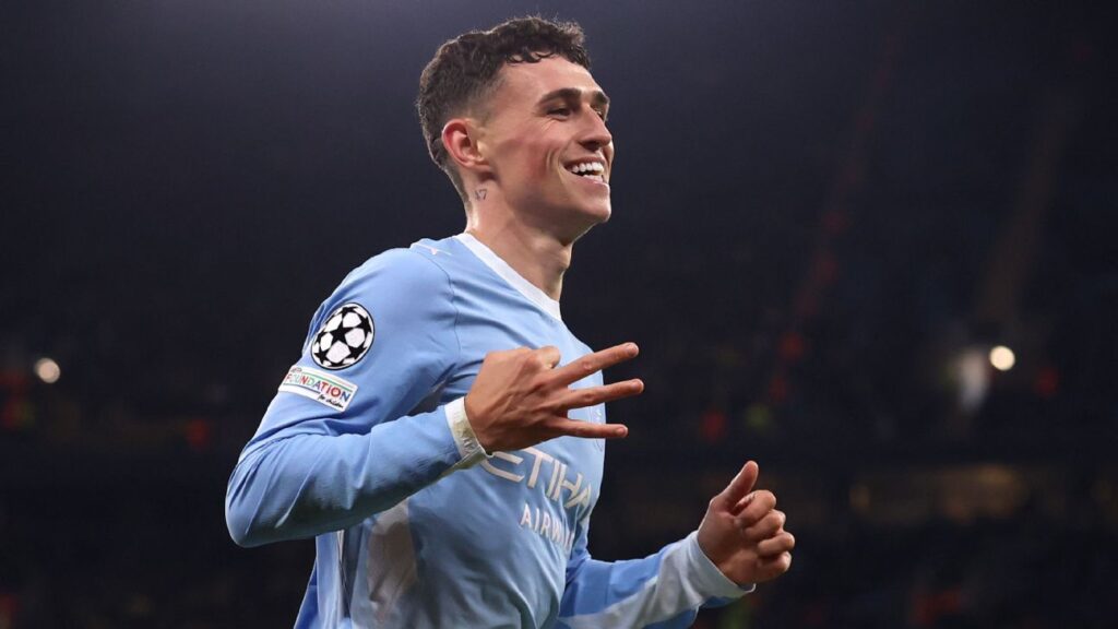 Phil Foden: Still ‘long way’ from my best despite hat trick in Man City rout
