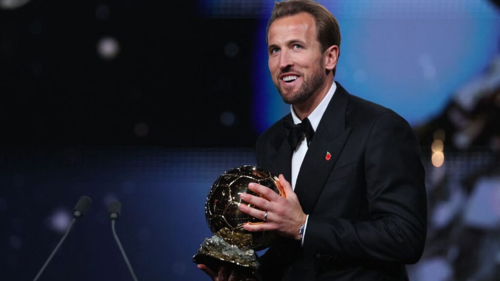 Harry Kane thanks Tottenham, pays tribute to England after Ballon d’Or win